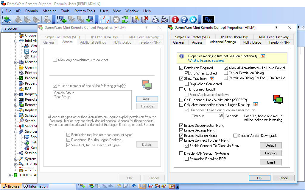 Remote Desktop Support PC Control Software Dameware