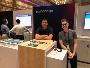 Brendan and Liz at Pink booth