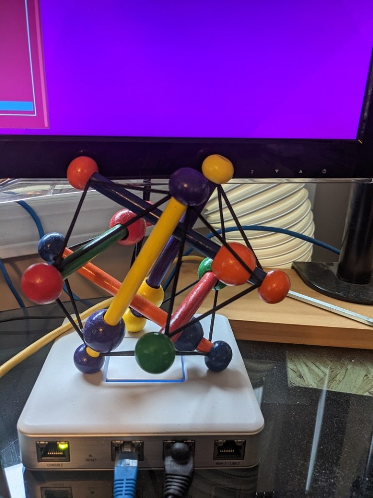 The weird squishy molecule thing.