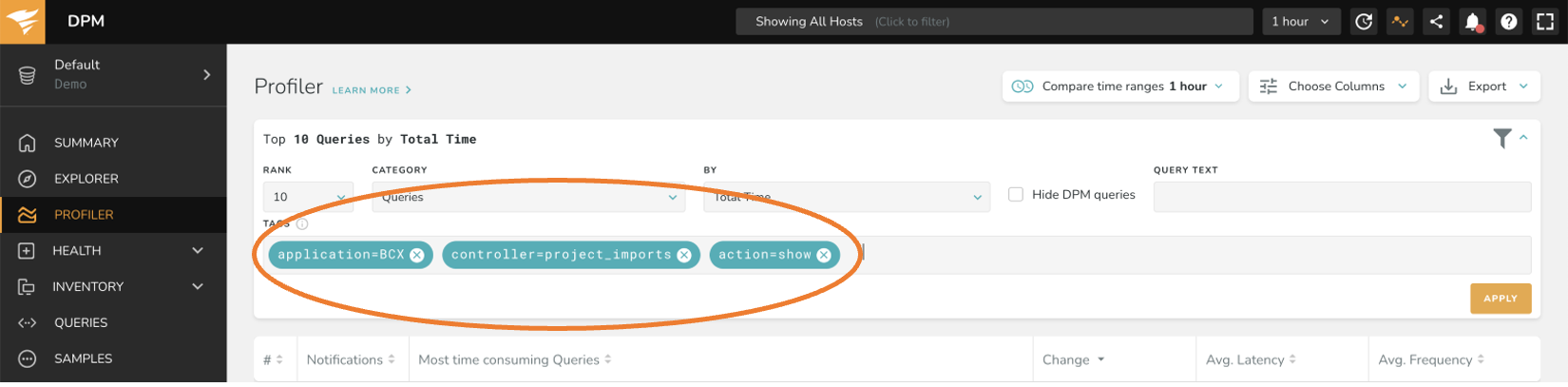 Basecamp Marginalia with SolarWinds DPM image 5