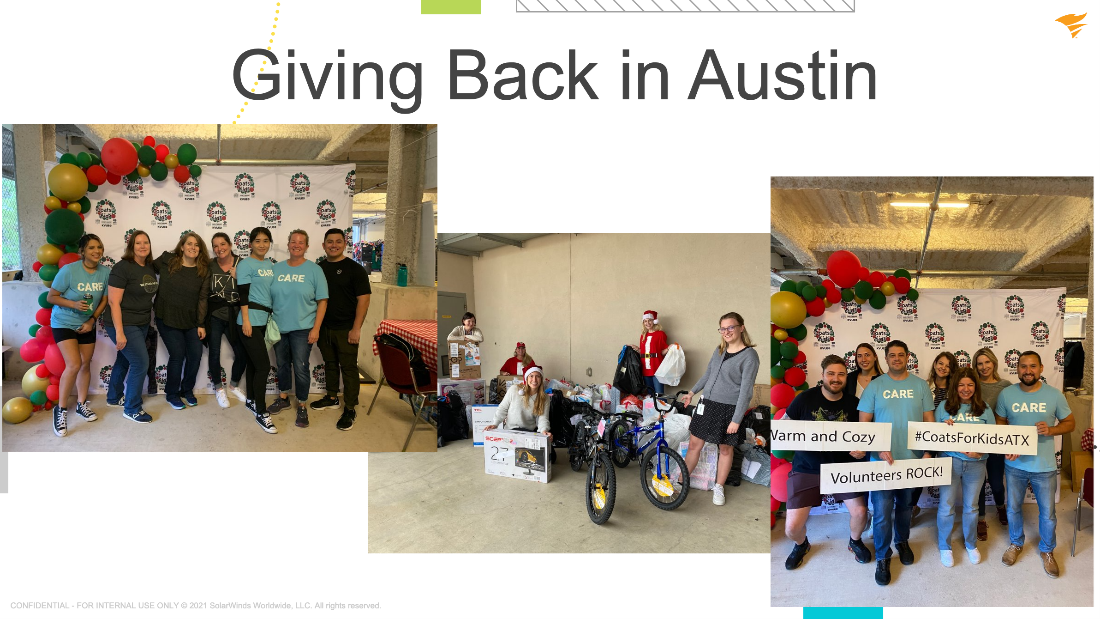 SolarWinds Gives Back in Thanks to Our Communities: 2022 Recap