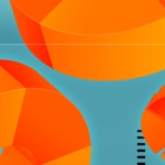 Orange and blue graphic for SolarWinds Observability