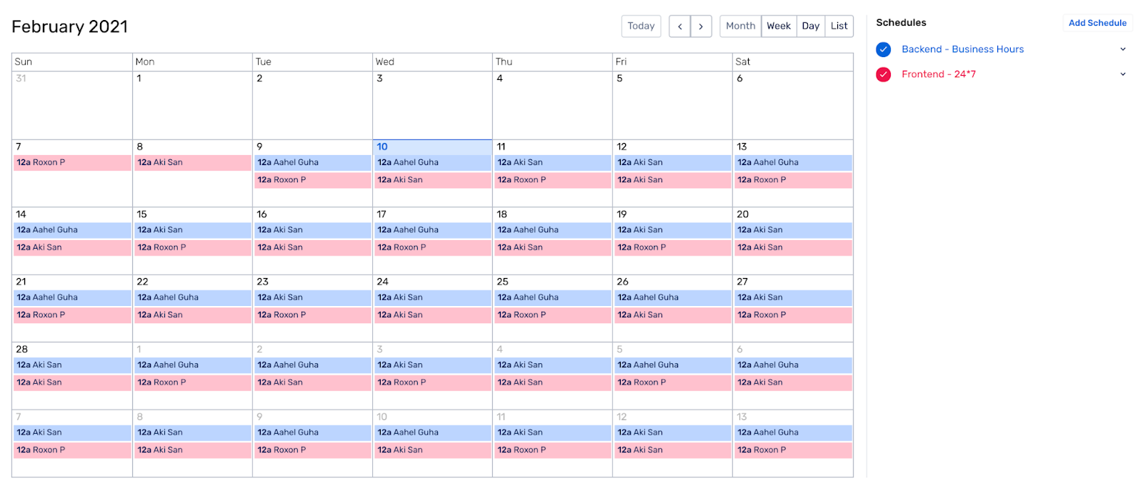 SolarWinds Incident Response On-Call Rotation Template